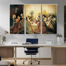 Last Supper Wall Art Canvas Print, Framed Jesus Painting Art