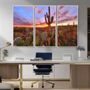 Arizona Desert Sunset Wall Art Canvas Print by MyGreatCanvas | Canvas Wall Art Prints | Photo Prints & Wall Decor