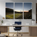 Oregon Ducks Football Team Print - Eugene Autzen Stadium