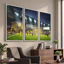 Columbus Crew Stadium Match Triple Canvas Wall Art - Dynamic