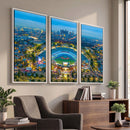 Los Angeles Dodgers Wall Art Canvas, Dodger Stadium Wall Art