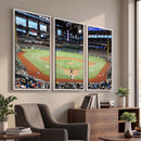 Texas Rangers Baseball Team Print - Arlington Globe Life