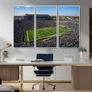 Notre Dame Fighting Irish Football Team Print - Notre Dame by MyGreatCanvas | Canvas Wall Art Prints | Photo Prints & Wall Decor