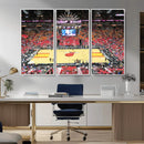 Miami Heat Basketball Team Print Wall Art- Kaseya Center by MyGreatCanvas | Canvas Wall Art Prints | Photo Prints & Wall Decor