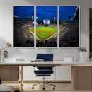 Truist Park Night Game Canvas Art - Atlanta Braves Stadium