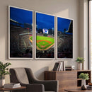 Truist Park Night Game Canvas Art - Atlanta Braves Stadium