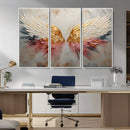 Golden Angel Wings Wall Art Canvas Print – Stunning Abstract by MyGreatCanvas | Canvas Wall Art Prints | Photo Prints & Wall Decor