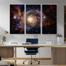 Nebula and Galaxies in Space Wall Art Canvas Print, Spiral