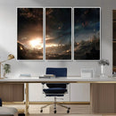 Avengers Planet Wall Art Canvas Print