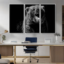 Bear Canvas Print | Wildlife Wall Art for Cabin Decor |