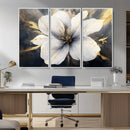 White Flower Wall Art Canvas Print | Ready to Hang |