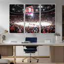 Amerant Bank Arena Wall Art Canvas Print - Basketball Arena by MyGreatCanvas | Canvas Wall Art Prints | Photo Prints & Wall Decor