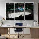 American Airlines Center Dallas Stars Wall Art Canvas Print