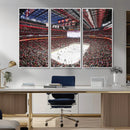 Barton Malow Little Caesars Arena Detroit Wall Art Canvas