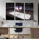 Rogers Place Edmonton Oilers Ice Hockey Stadium Wall Art,