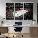 Vaudoise Lausanne Ice Hockey Arena Stadium Wall Art Canvas,
