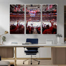 Carolina Hurricanes Ice Hockey Stadium Wall Art, Carolina