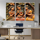 Indian Woman Statue Wall Art Canvas Print