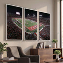 Houston Cougars Football Team Print - Houston TDECU Stadium