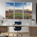 Framed Houston Cougars Football Team Print - Houston TDECU by MyGreatCanvas | Canvas Wall Art Prints | Photo Prints & Wall Decor