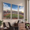 Framed Houston Cougars Football Team Print - Houston TDECU