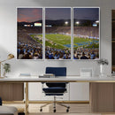 UCLA Bruins Football Team Print - Pasadena Rose Bowl Stadium by MyGreatCanvas | Canvas Wall Art Prints | Photo Prints & Wall Decor