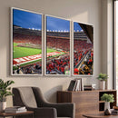 Wisconsin Badgers Football Team Print - Madison Camp Randall