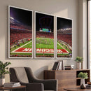 Wisconsin Badgers Football Team Print Canvas- Madison Camp
