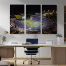 Duke University Blue Devils Football Print Canvas - Durham