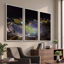 Duke University Blue Devils Football Print Canvas - Durham