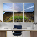Michigan Stadium Wall Art Canvas Print, Vibrant Game Day by MyGreatCanvas | Canvas Wall Art Prints | Photo Prints & Wall Decor