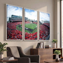 Cincinnati Bearcats Football Team Print - Nippert Stadium Wall Art Canvas Print