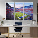 Buffalo Bills Football Team Print Canvas - Buffalo Highmark by MyGreatCanvas | Canvas Wall Art Prints | Photo Prints & Wall Decor