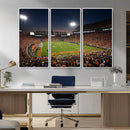 Clemson University Tigers Art Print, Football Team Print -