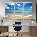 Sea View From the Beach Canvas Print