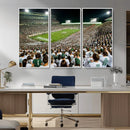Michigan State Spartans Football Canvas Print - East Lansing