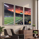 Eugene Autzen Stadium Canvas Wall Art Print – Sunset Over