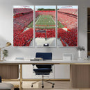 Rutgers Scarlet Knights Football Team Print - Piscataway SHI by MyGreatCanvas | Canvas Wall Art Prints | Photo Prints & Wall Decor