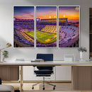 The Louisiana State University Tigers Football Team Print - by MyGreatCanvas | Canvas Wall Art Prints | Photo Prints & Wall Decor