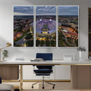 The Louisiana State University Tigers Football Team Print -