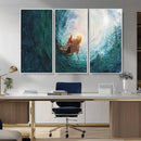 Powerful Jesus Canvas Print - Hand of Salvation,