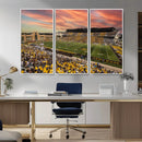 University of Wyoming Cowboys Football Team Print - Laramie by MyGreatCanvas | Canvas Wall Art Prints | Photo Prints & Wall Decor