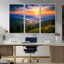 Majestic Mountain Sunrise Print | Landscape Wall Art | by MyGreatCanvas | Canvas Wall Art Prints | Photo Prints & Wall Decor