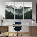 Misty Forest Canvas Print Wall Art Premium Canvas Print a