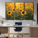 Sunflower Sunshine Wall Art Canvas Print by MyGreatCanvas | Canvas Wall Art Prints | Photo Prints & Wall Decor