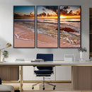 Sunset on Ocean Wall Art Canvas Print by MyGreatCanvas | Canvas Wall Art Prints | Photo Prints & Wall Decor