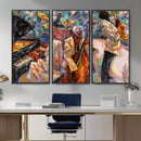 African American Jazz Art Music Abstract Wall Art Painting by MyGreatCanvas | Canvas Wall Art Prints | Photo Prints & Wall Decor