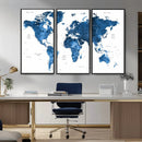 World Map Canvas Print – Framed Detailed Map of the World by MyGreatCanvas | Canvas Wall Art Prints | Photo Prints & Wall Decor