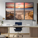 Sunset on the Sea Wall Art Canvas Print by MyGreatCanvas | Canvas Wall Art Prints | Photo Prints & Wall Decor