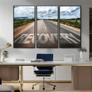 Recovery Road Wall Art Canvas Print